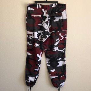 rothco bdu tactical red camo cargo pants